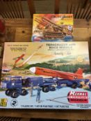 A Renwal model kit 'Tera Cruzer' with Mace missile and another kit M-50 Ontos (2)