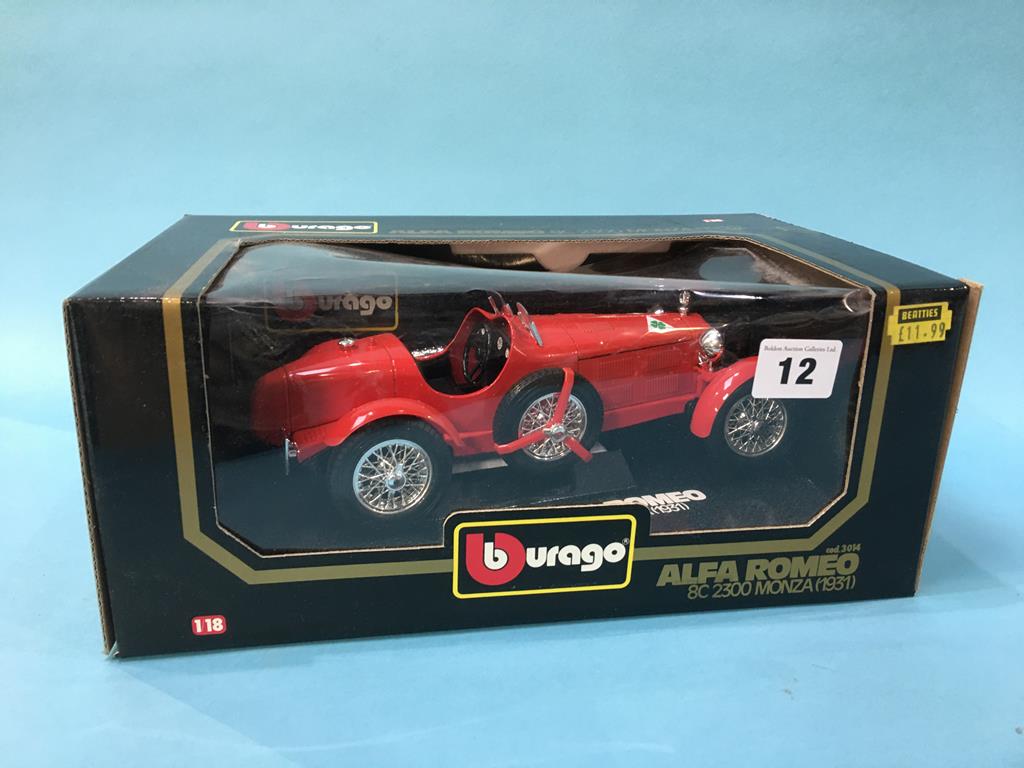 Five Burago 1:18 scale Die Cast cars - Image 6 of 6