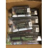 Ten boxed 'Amer Com' model trains