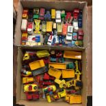 Two trays of Die Cast vehicles etc.