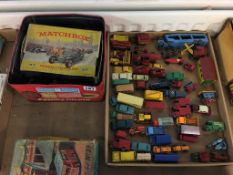 A large quantity of various Lesney vehicles and a Matchbox G-7 Veteran and vintage set (unboxed)