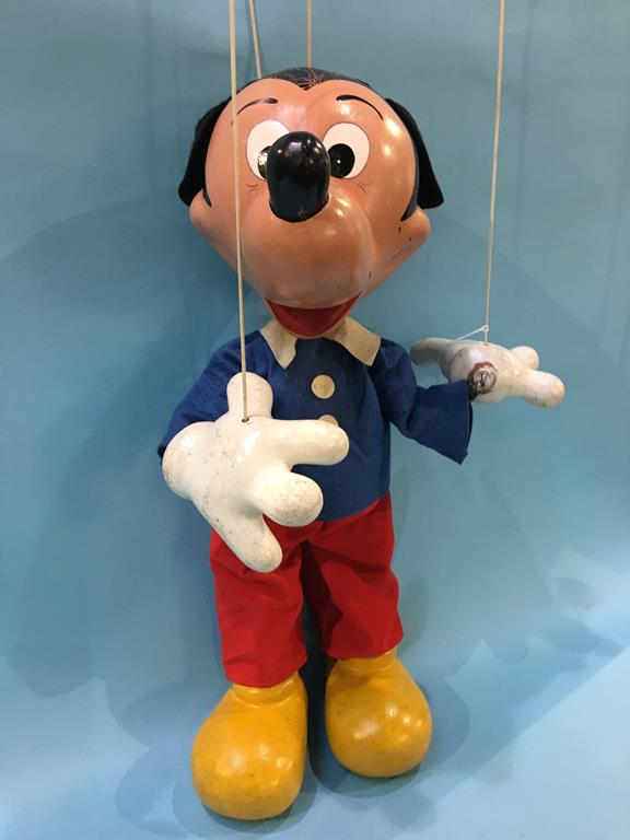 A large shop window display Pelham puppet 'Mickey Mouse', 56cm tall - Image 2 of 7