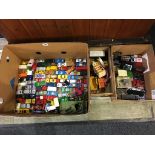 A quantity of Die Cast vehicles; Matchbox, Majorette etc., in three boxes