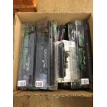 Ten boxed 'Amer Com' model trains