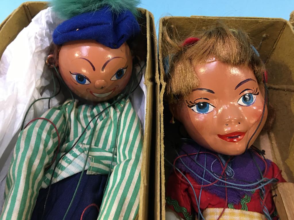 Two boxed Pelham puppets 'Greta' and 'Peter' - Image 2 of 2