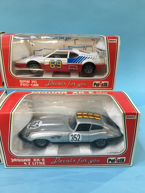 Eight Polistil 1:25 scale 'Decals For You' Die Cast cars, boxed - Image 6 of 6