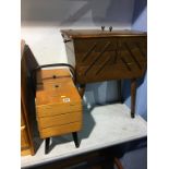 Two sewing boxes