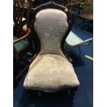 A Victorian nursing chair