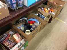 Five boxes of sundries