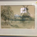 Victor Noble Rainbird, pair, watercolours, signed, 'Zeneghem' and 'On the Belgium Border', 26 x