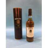 A bottle of Aberdour 10 year old single malt whisky (70cl)