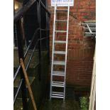 Extendable ladders