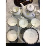 A Royal Doulton 21 piece 'Sarabande' pattern tea service