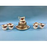 A Royal Albert Old Country Roses six piece tea service