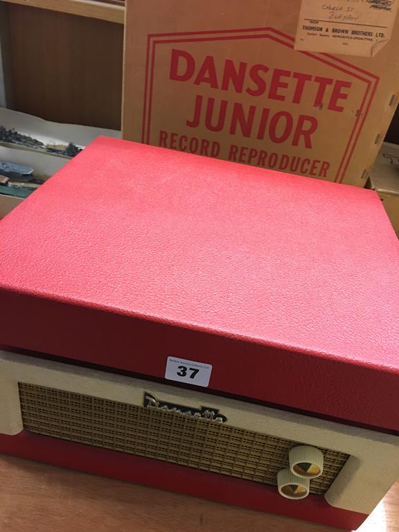 A Dansette junior record player, with original outer box - Image 4 of 4