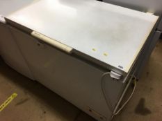 A Frigidaire chest freezer