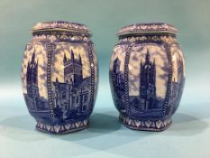 Pair of Ringtons tea caddies