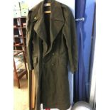 An army issue long coat