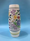 A tall slender Poole pottery vase, 41cm height