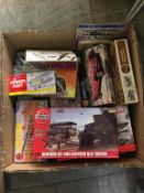 A box of Airfix kits