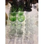 Quantity of glassware