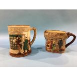 A Royal Doulton jug 'Peggotty' and another 'Oliver Twist'