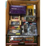 Box of various Die Cast model vehicles (boxed)