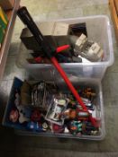 Two boxes of Star Wars figures etc.