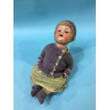 A Bisque headed doll, Armand Marseille, numbered 990 A/4/M