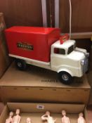 A tinplate Triang Junior Series delivery van, with original box