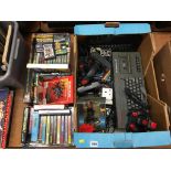 A Sinclair ZX Spectrum, a ZX Spectrum 2 (128k) and a selection of games, controllers etc.