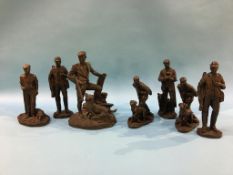 Seven various Country Life figurines