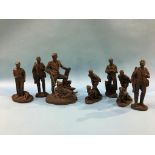 Seven various Country Life figurines