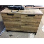 Modern two door side cabinet