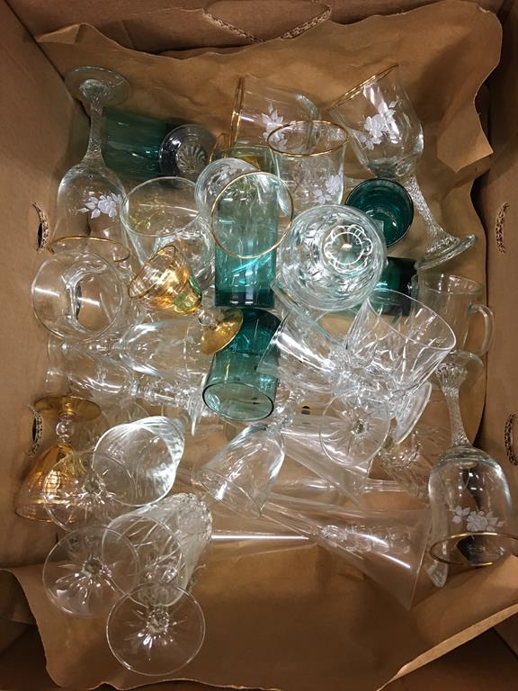 Two boxes of assorted glass ware - Image 2 of 3