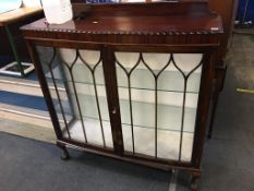 Mahogany china cabinet