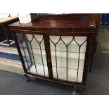 Mahogany china cabinet