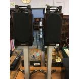 Pair of Monitor audio gold 100 speakers and stands - Please note that this item has not been