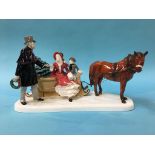 Royal Doulton figure group 'Glad Tidings', HN 5130, boxed