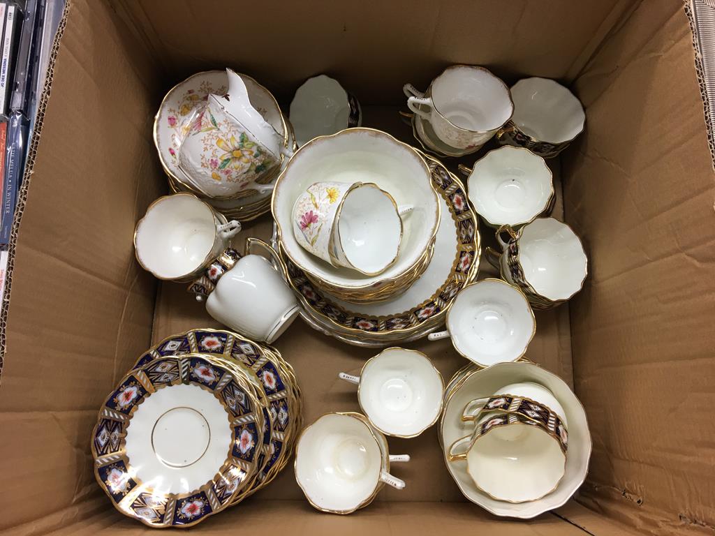 Two part Edwardian tea sets