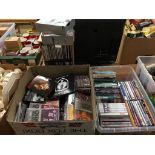 Quantity of CDs and DVDs