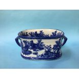 Blue and white reproduction bowl
