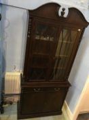 Reproduction mahogany bookcase