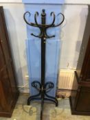 A Bentwood half section hat stand