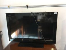 Sony 31" flatscreen TV, with remote