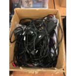 Quantity of hifi cables and various power cords - Please note that this item has not been tested