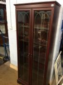 Modern two door display cabinet