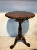 Reproduction mahogany tripod table