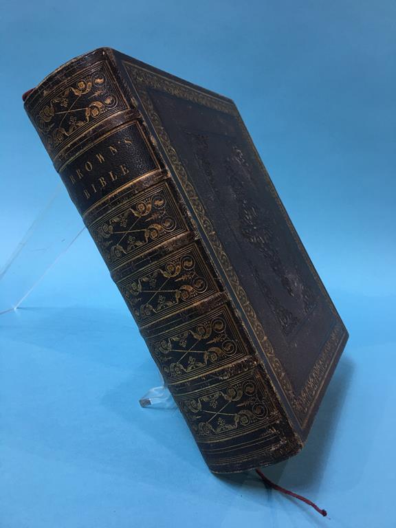 Leather bound family Bible