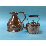 Copper jug and a kettle